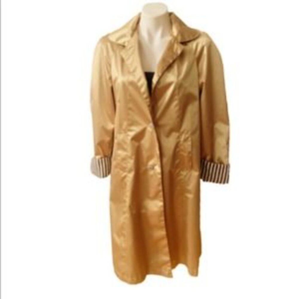 Giacca Gold Jacket Raincoat Size 12